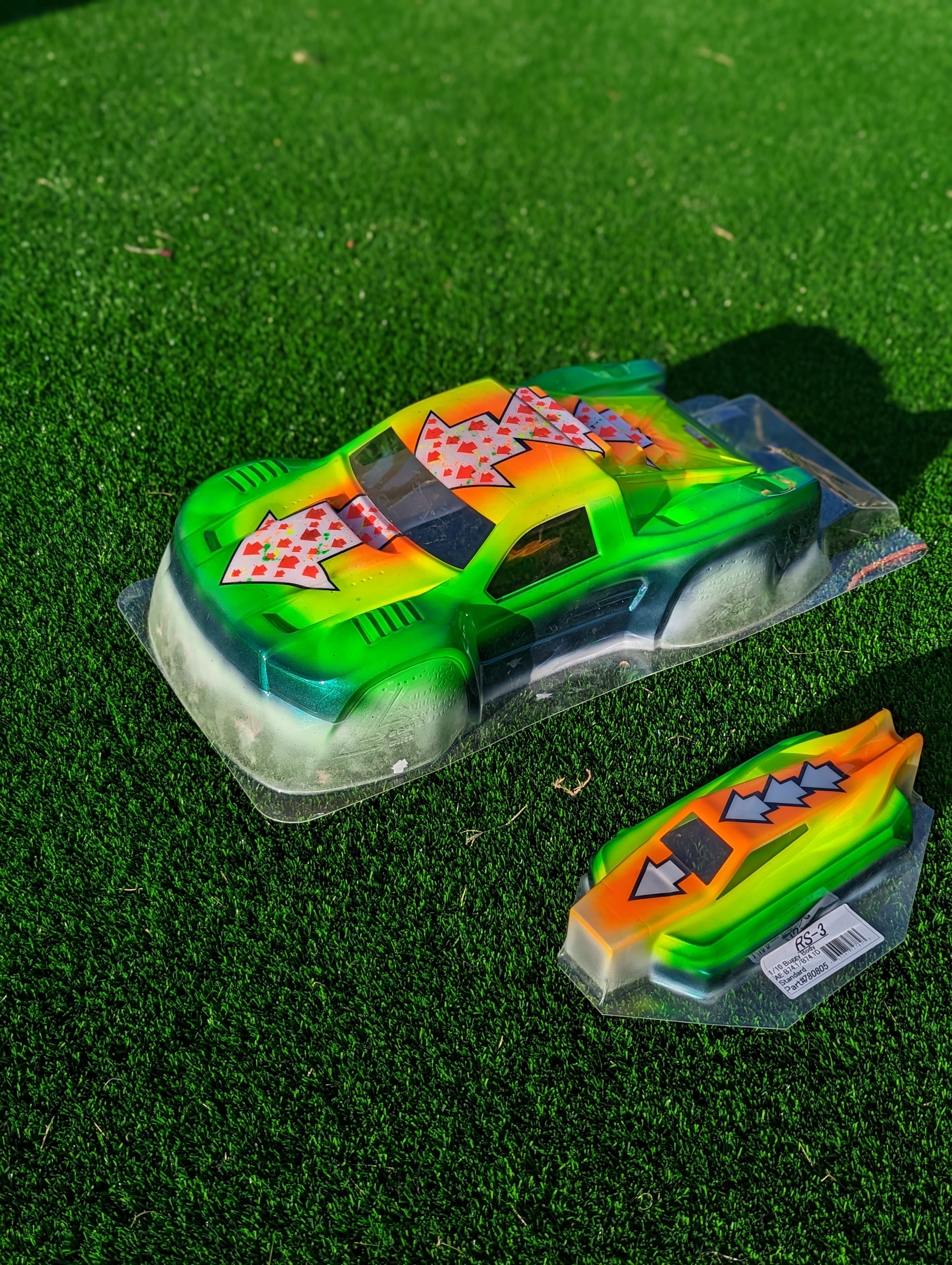 Custom painted deals rc car bodies