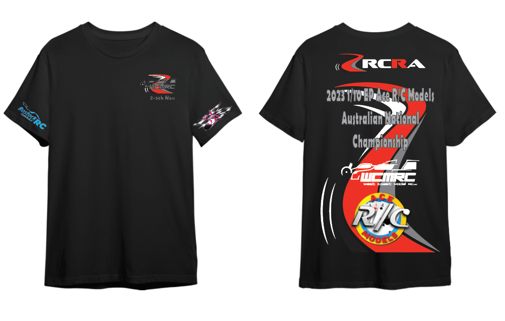 1/10 EP Ace Rc Models Australian National Championship Shirt