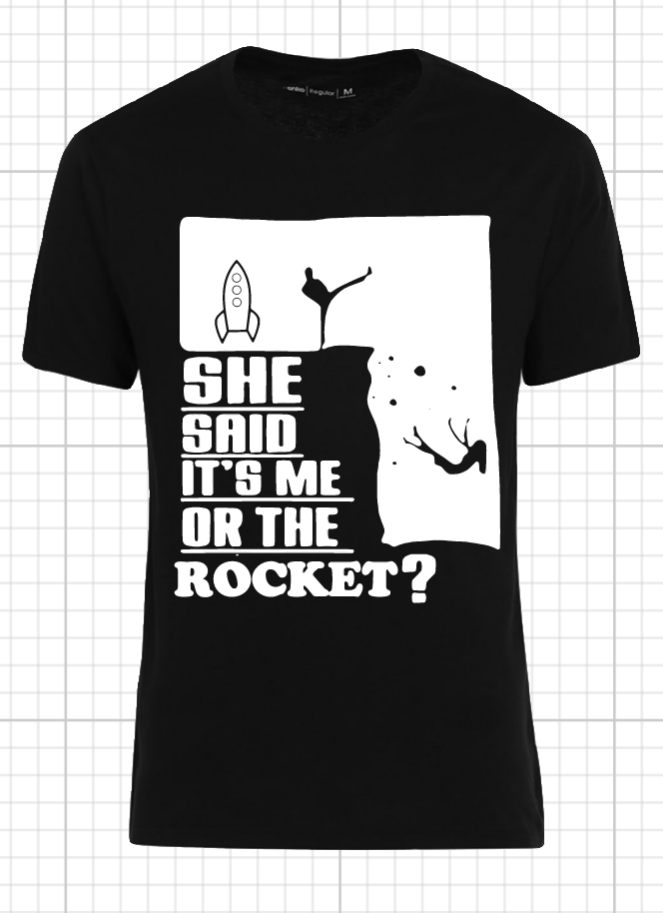 Rocket novelty shirt